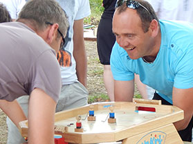 animation mariage avec jeux geants en bois