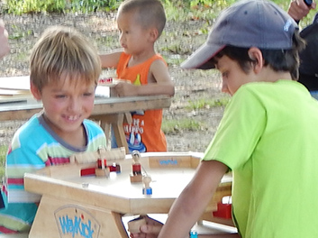 Jeu de pêche à la ligne enfants - Jeu d'adresse en bois fêtes kermesse